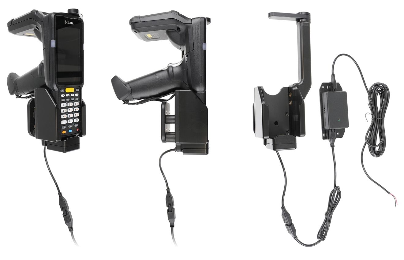 Brodit holder-charger Zebra MC3300R RFID fixed w.dampener