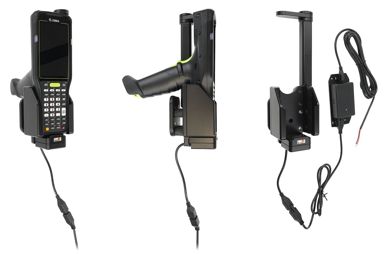 Brodit holder fixed install. Zebra MC3450/MC3400-fixed-swive