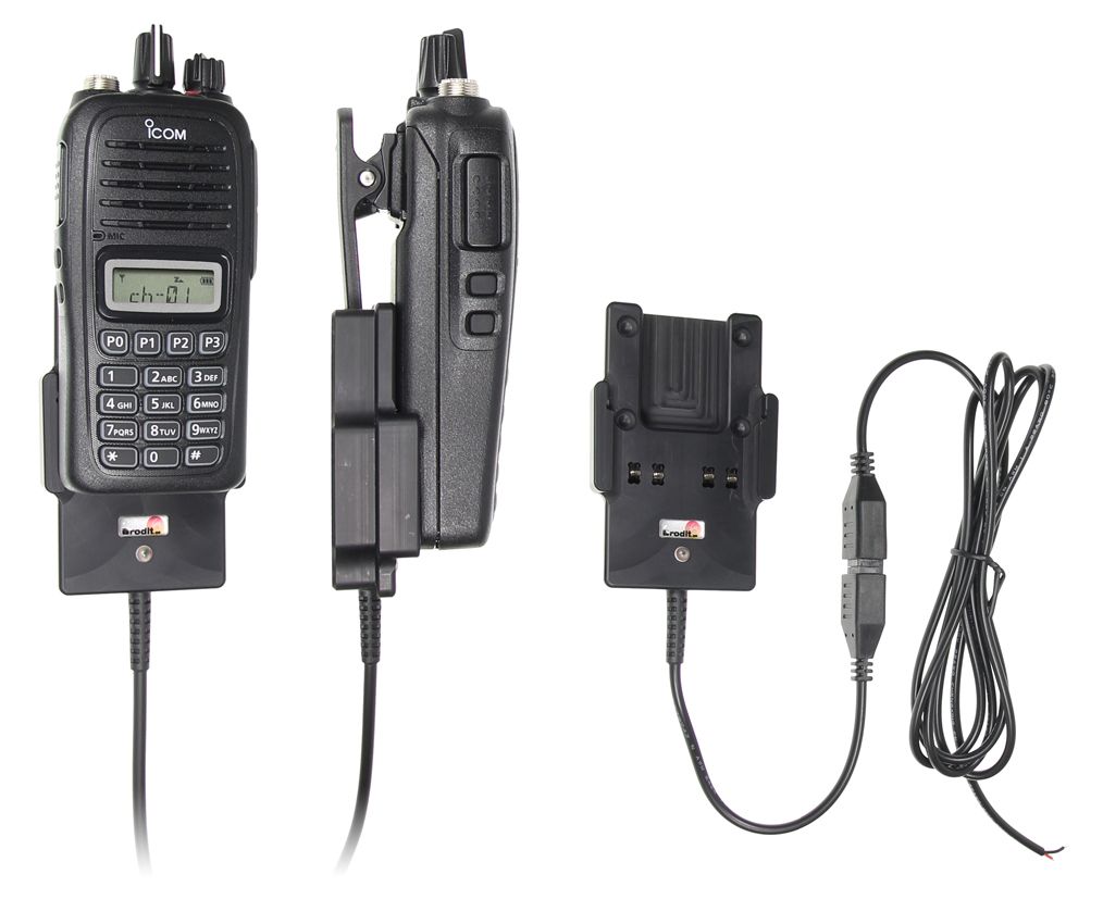Brodit fixed installation holder ICOM IC-F1000/2000