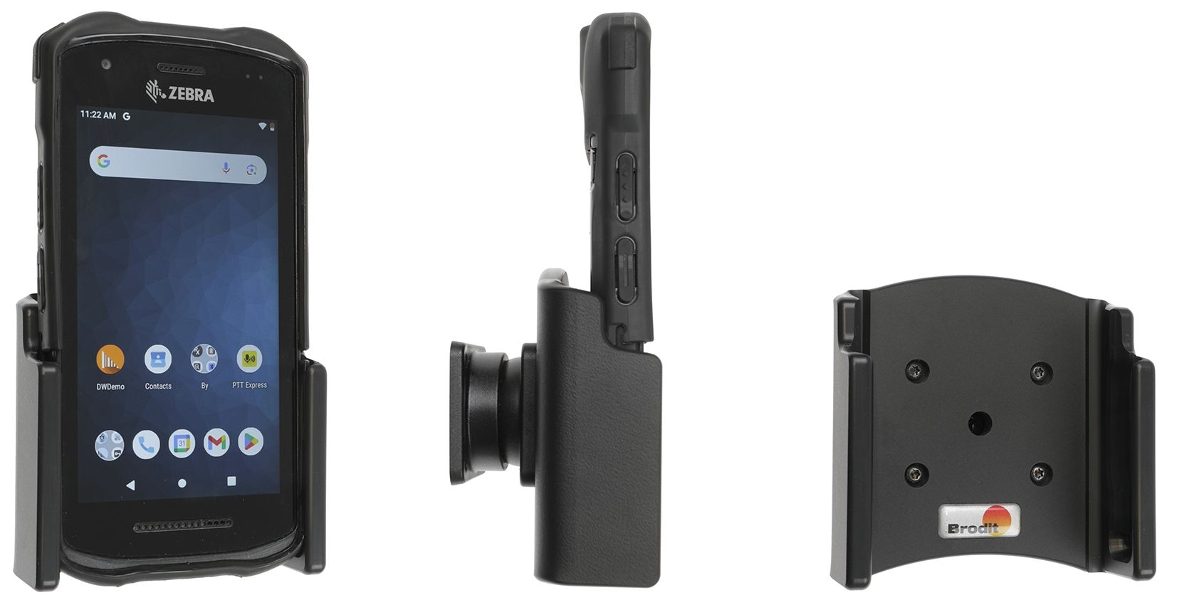 Brodit passive holder Zebra TC21/TC26 with Mobilis case 0650