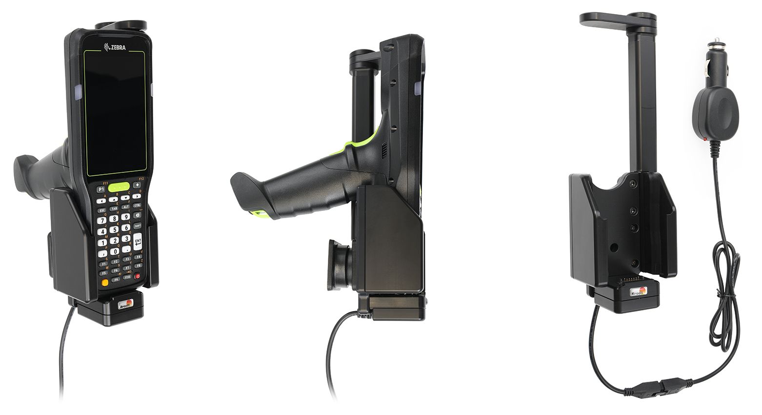 Brodit Active holder Zebra MC3450/MC3400-swiveling top