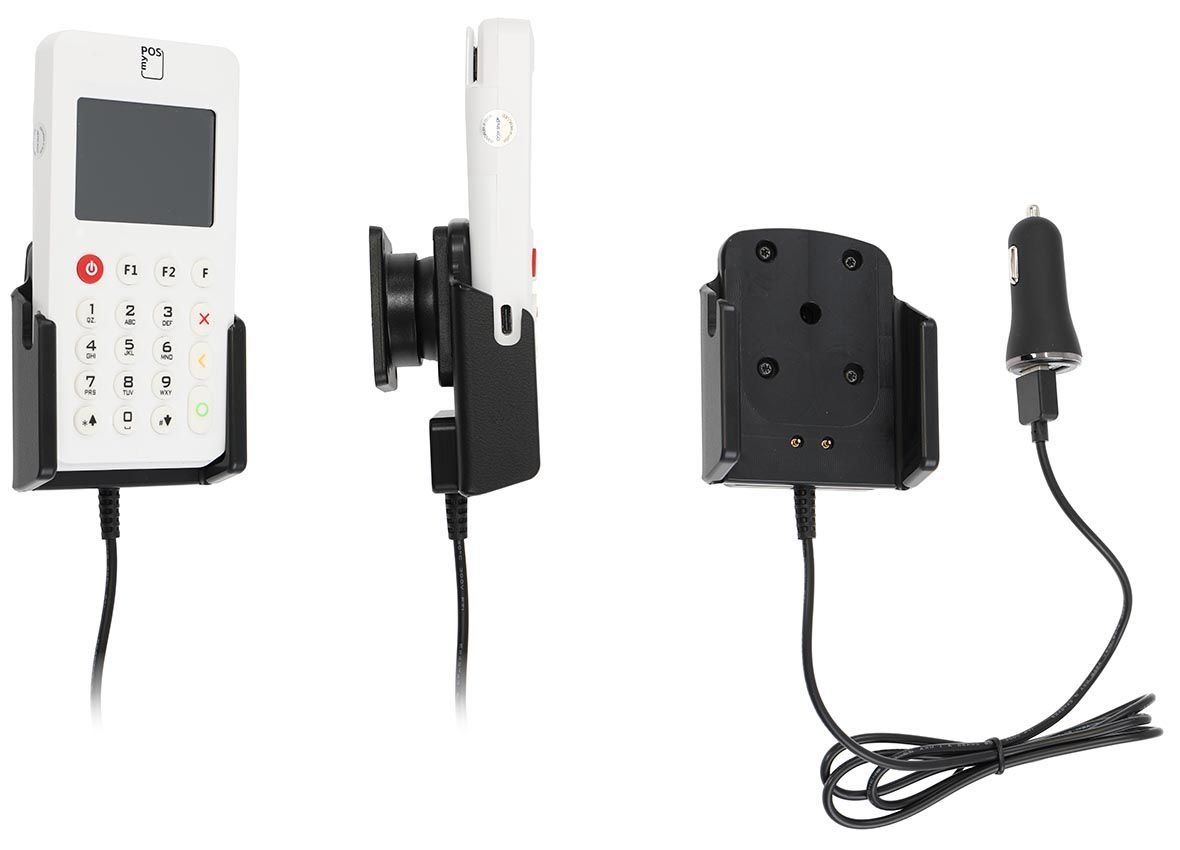Brodit Active holder myPOS Go 2 USB cig.plug