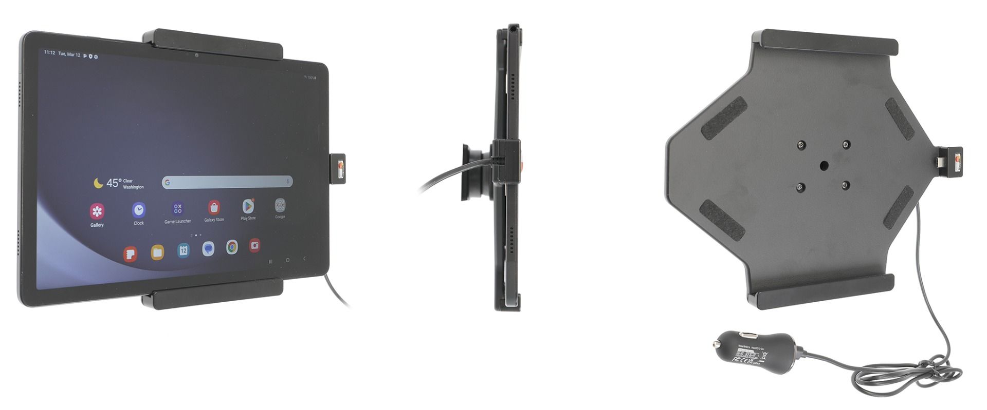 Brodit Active holder Samsung Tab A9+/ A11+ USB sig.plug