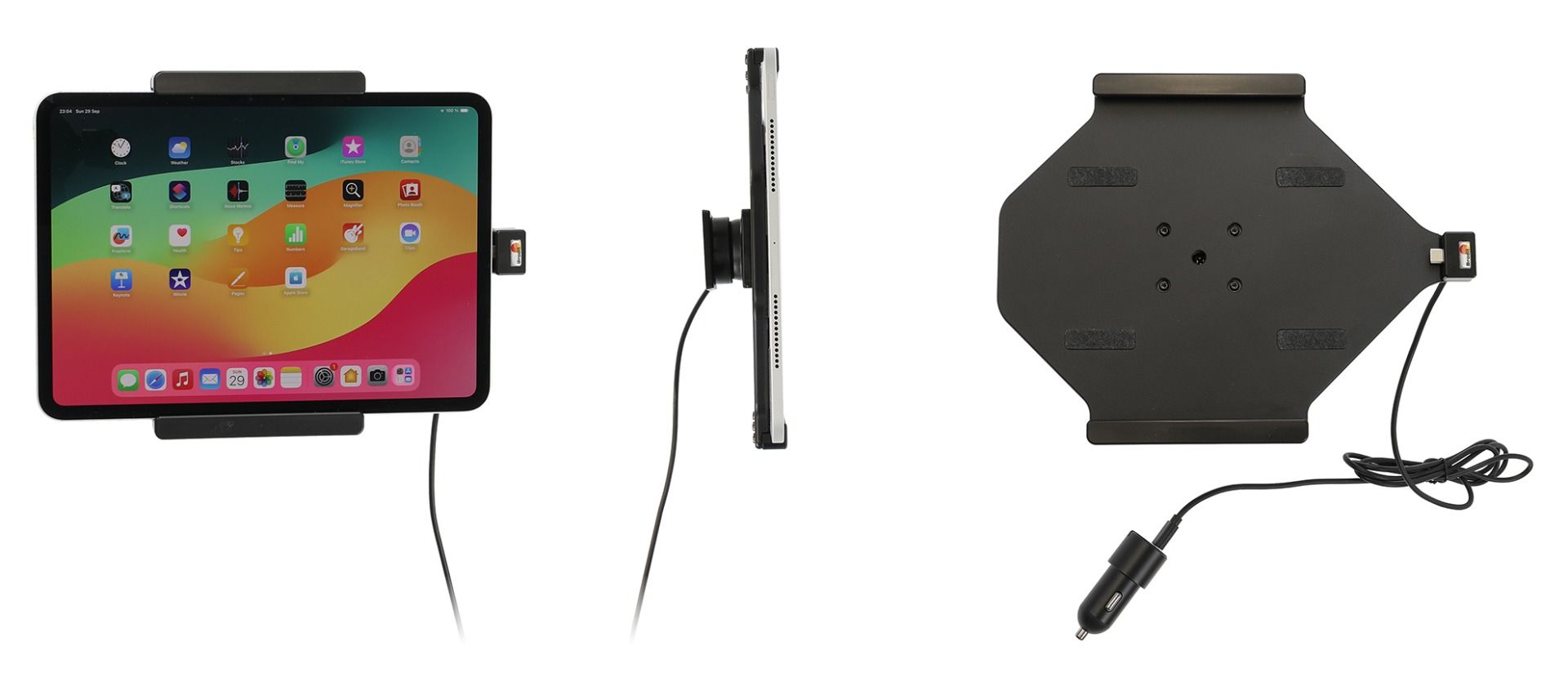 Brodit Active holder Apple iPad Pro 11 - 2024 USB sig.plug