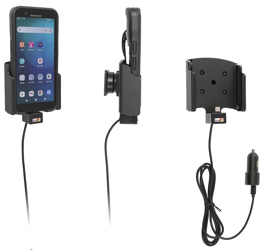 Brodit Active holder Datalogic Memor 12/17 USB cig. boot