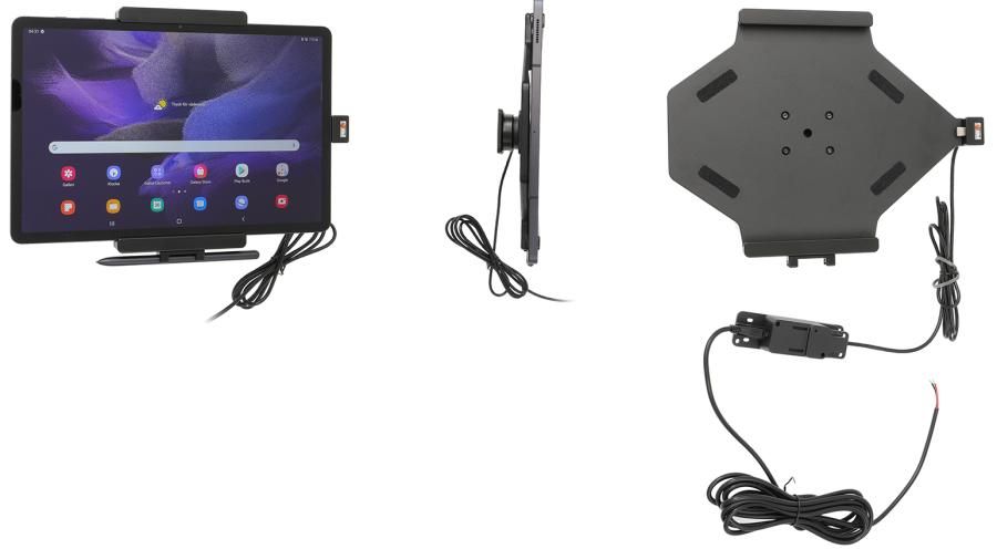 Brodit holder with fixed install.cable Samsung Tab S7 FE