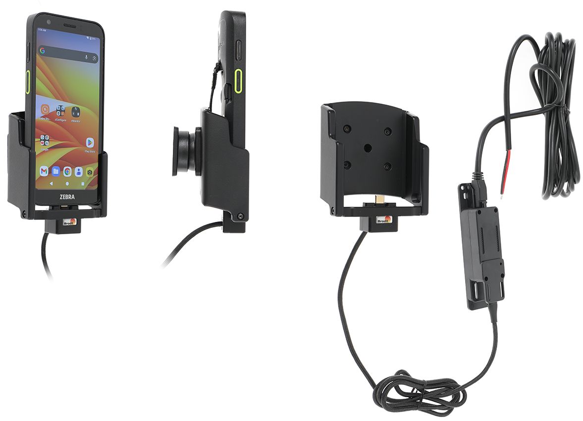 Brodit fixed installation holder Zebra TC501 USB-C